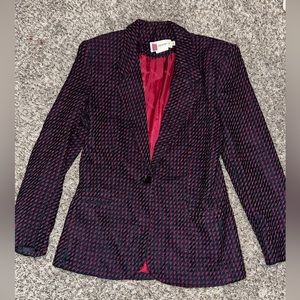 Vintage Womens Prophecy Abstract Design Blazer